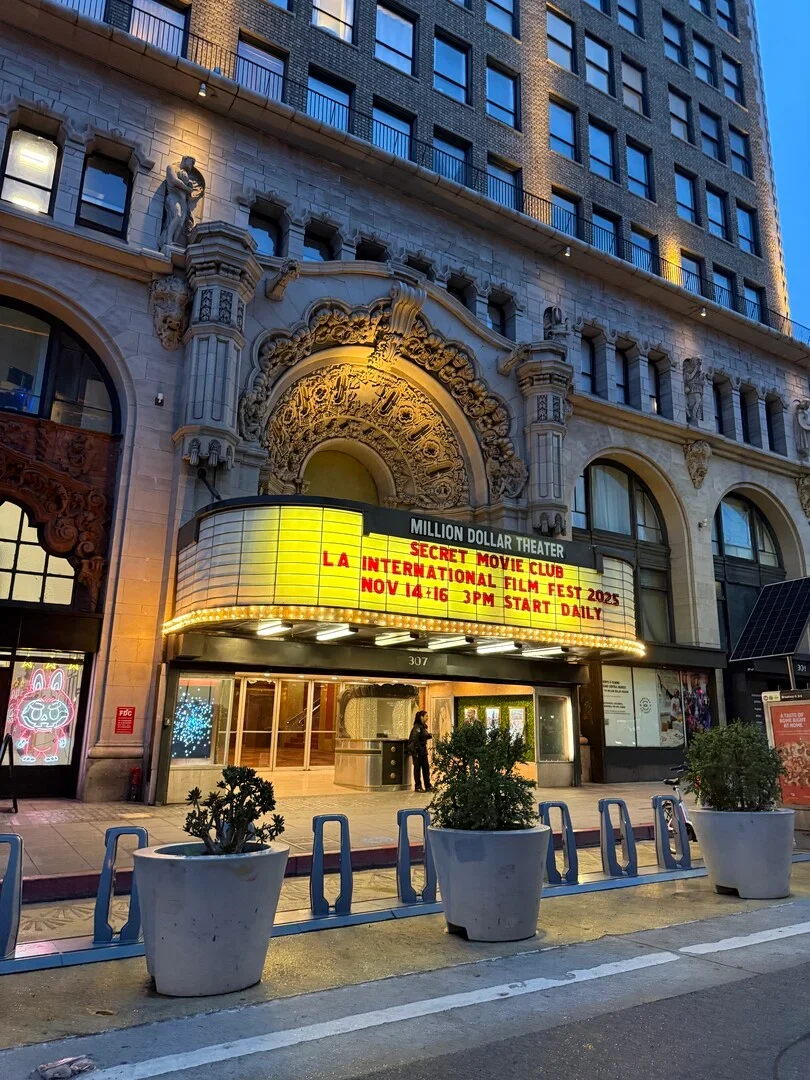 The Million Dollar Theater entrance during LAIFF 2025